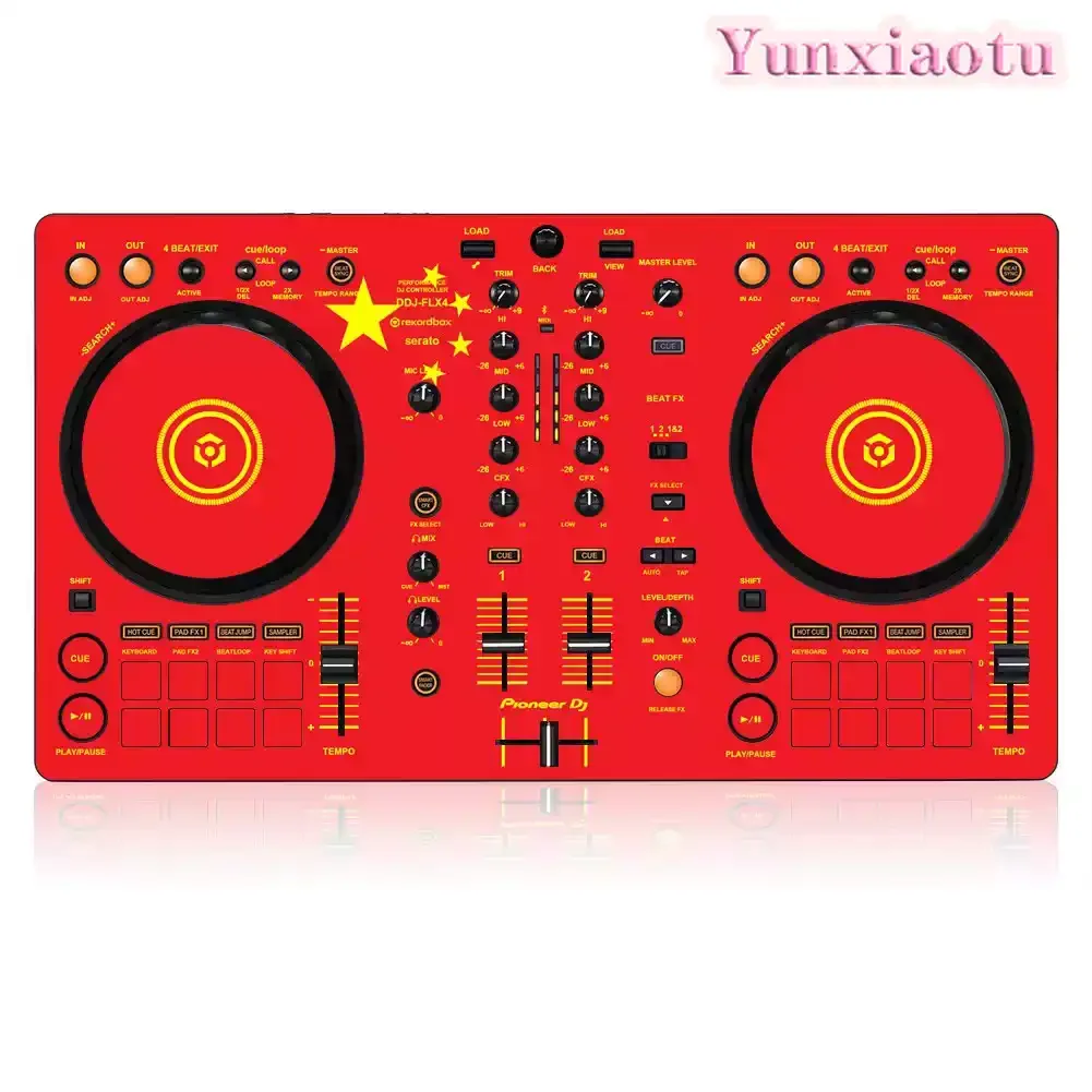 Dj Controller Pioneer Ddj - Pioneer DDJ-FLX4 DJ Controller Skin Sticker,