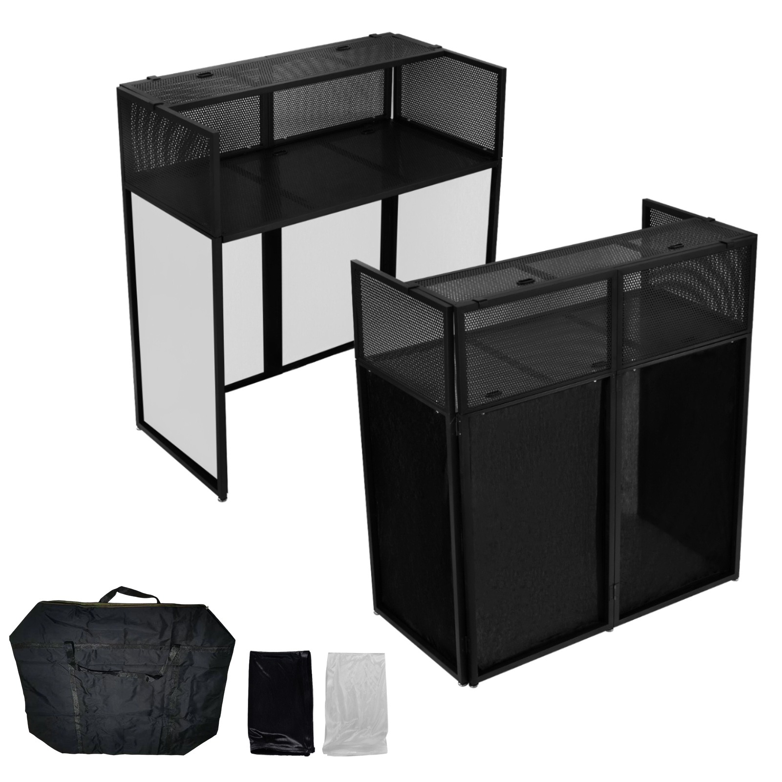 Dj Stand Table Foldable - Portable DJ Booth Stand with Metal