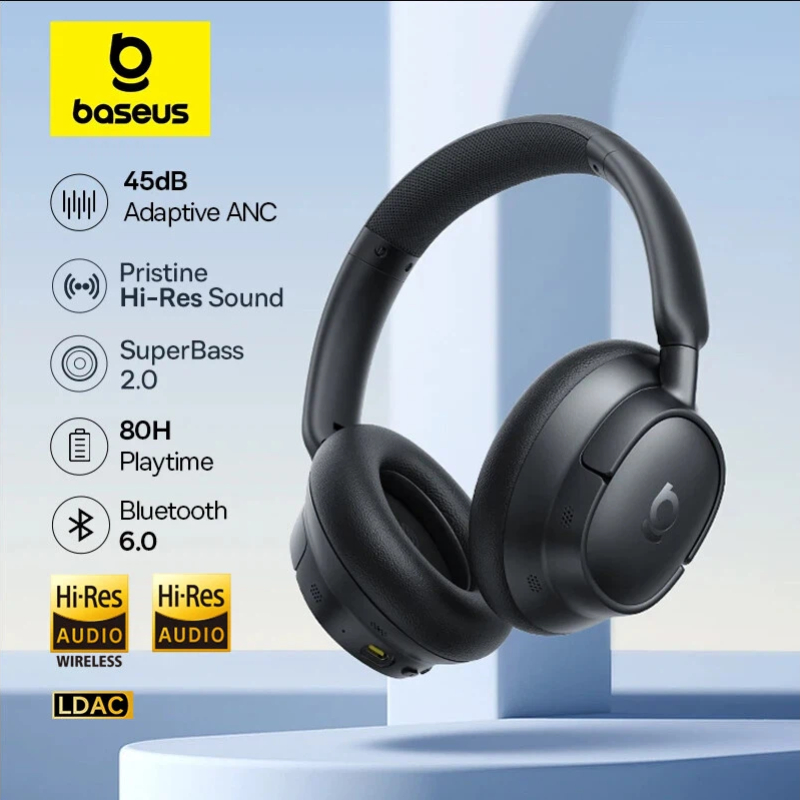 Baseus EH10 NC ANC Wireless He - đánh giá và giá Dj Headphones Professional