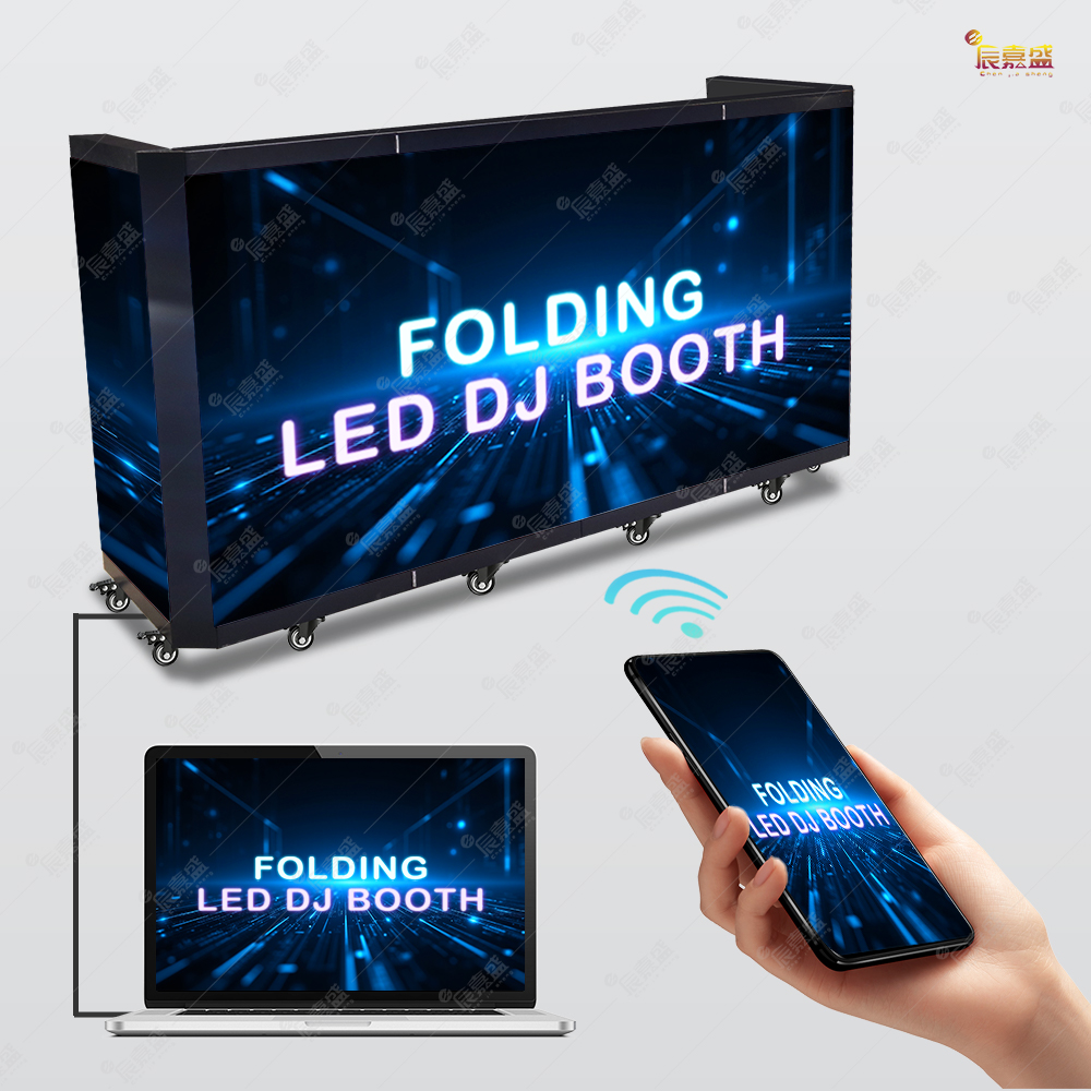 Custom Portable Cabina TV Vide - đánh giá và giá Dj Stand Table Foldable