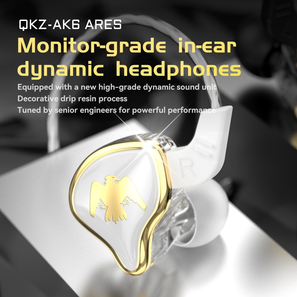 QKZ AK6 ARES In-ear 3.5mm Wire - đánh giá và giá Dj Headphones Professional