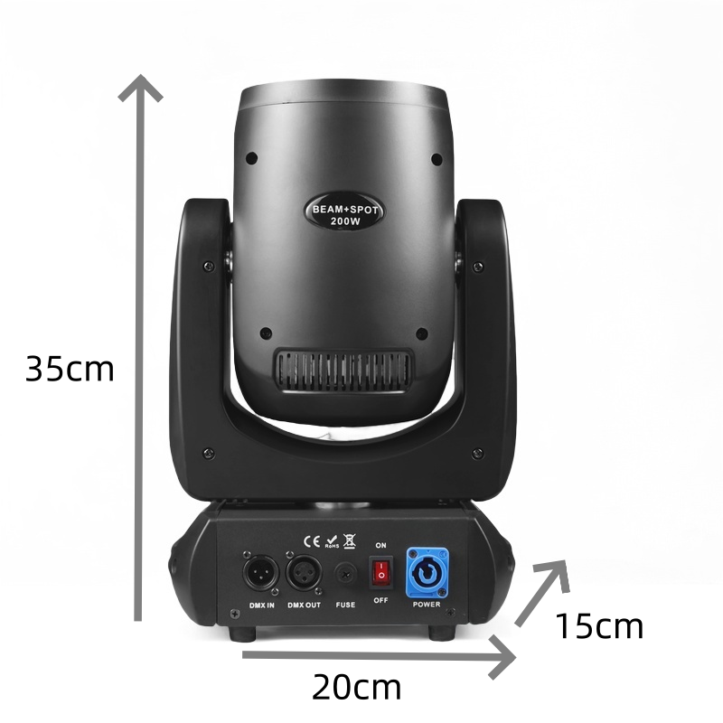 Mini LED 200W Moving Head Ligh - đánh giá và giá Dj Light Moving Head Stage