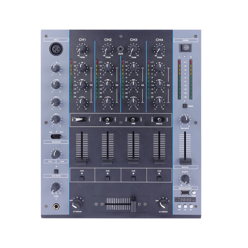 ELM402 Mini Audio Mixer 4 Chan - đánh giá và giá Dj Mixer 4 Channel Djm
