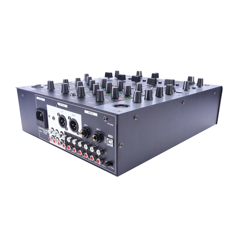 ELM402 Mini Audio Mixer 4 Chan - đánh giá và giá Dj Mixer 4 Channel Djm