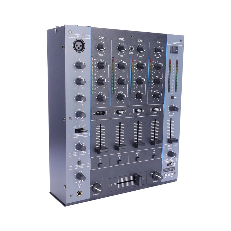 ELM402 Mini Audio Mixer 4 Chan - đánh giá và giá Dj Mixer 4 Channel Djm