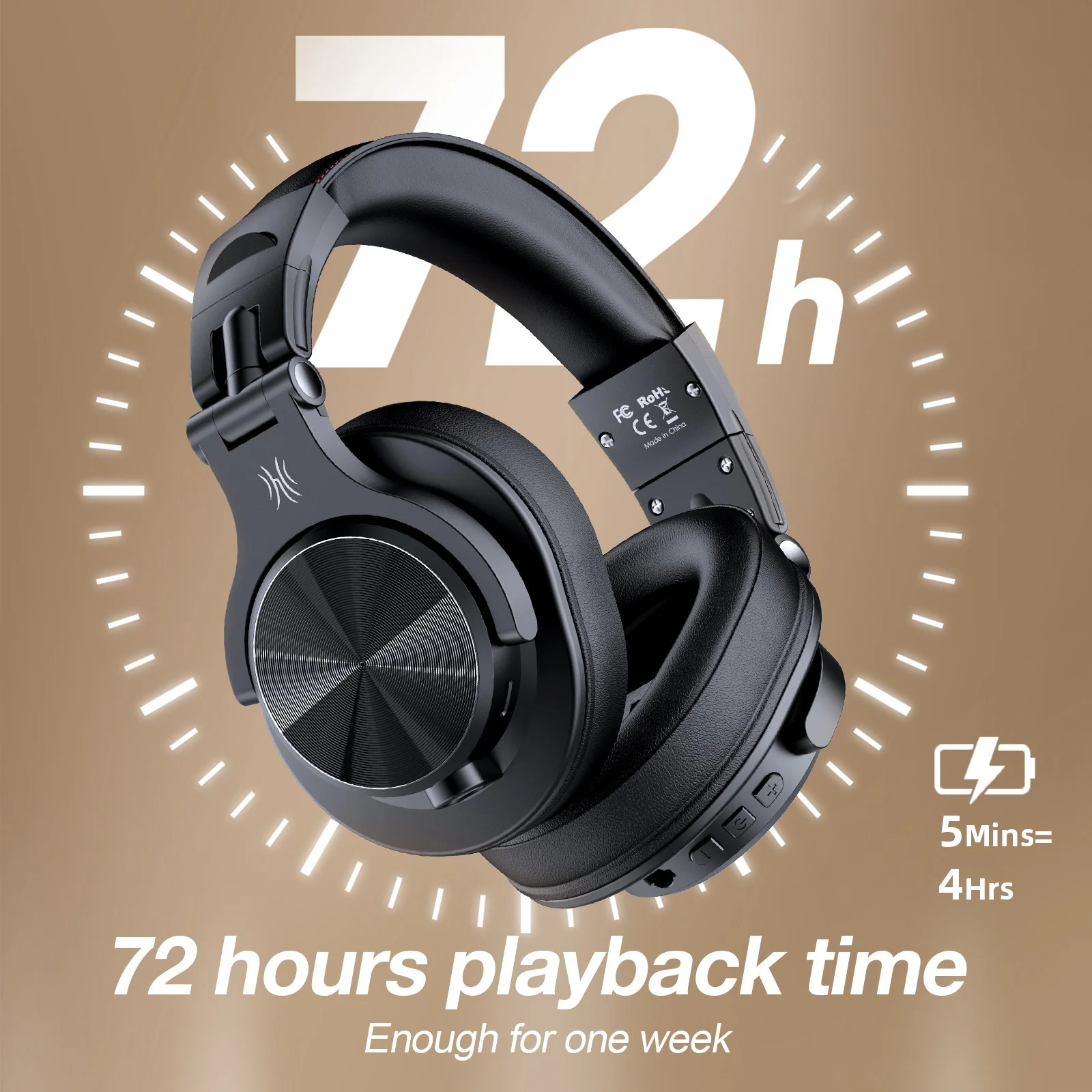 Tai nghe Bluetooth OneOdio Fus - đánh giá và giá Dj Headphones Professional