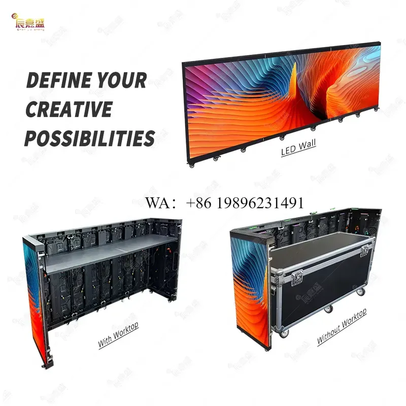 Custom Cabina TV Video Wall Me - đánh giá và giá Dj Stand Table Foldable