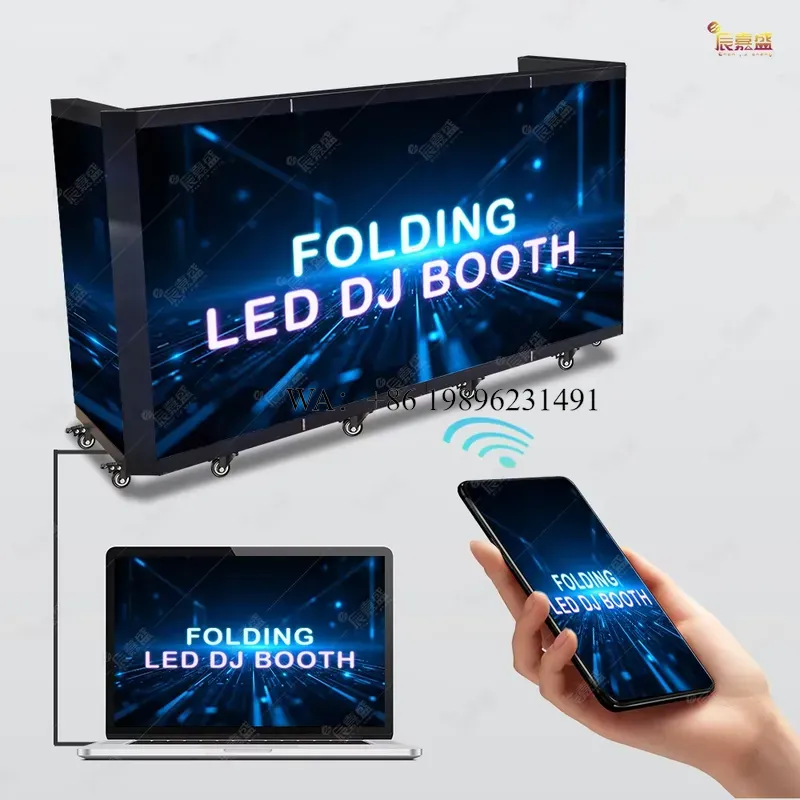 Custom Cabina TV Video Wall Me - đánh giá và giá Dj Stand Table Foldable