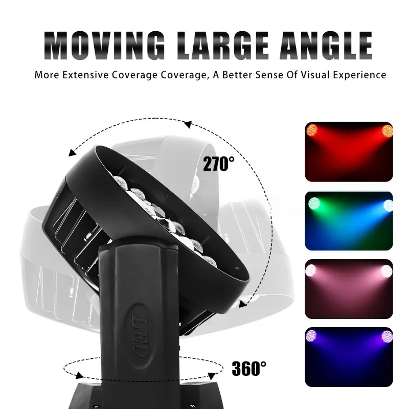 36x18w LED Zoom Wash Moving He - đánh giá và giá Dj Light Moving Head Stage