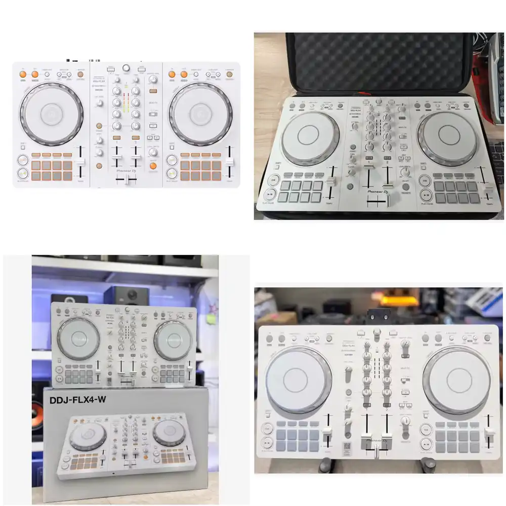 Pioneer DJ DDJ FLX4 W White 2  - đánh giá và giá Dj Controller Pioneer Ddj