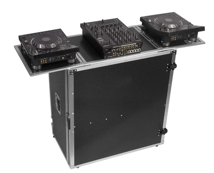 Foldable DJ Booth Flight Case  - đánh giá và giá Dj Stand Table Foldable