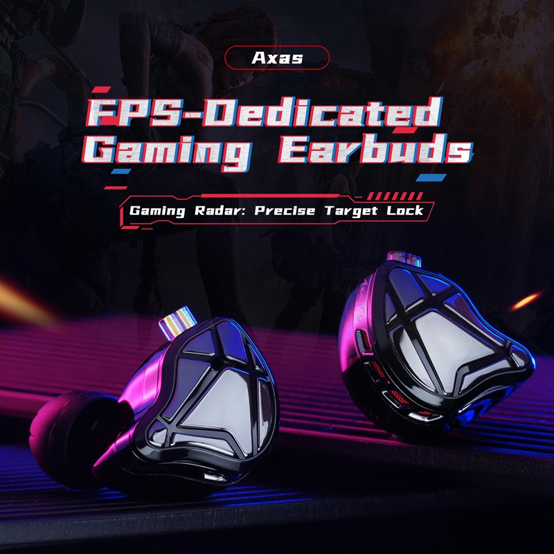  KZ Axas FPS Gaming IEM Headp - đánh giá và giá Dj Headphones Professional
